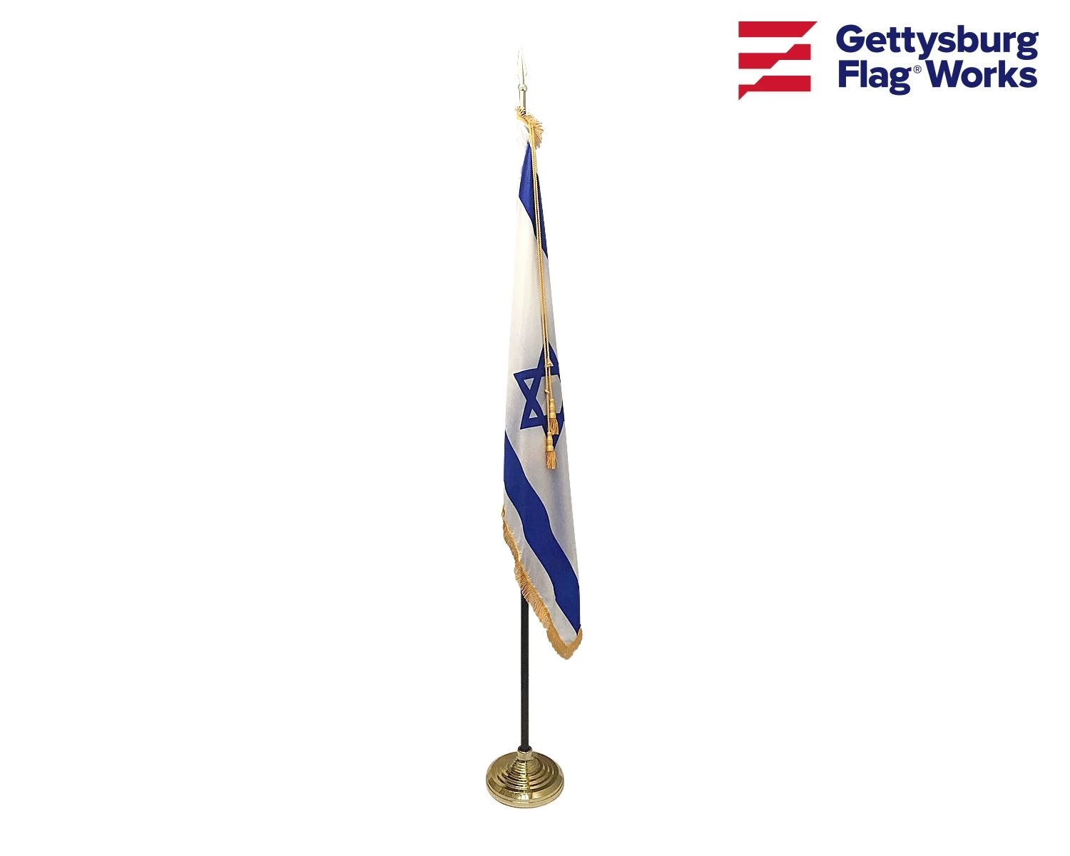 Israel Indoor Flag Set 2 Israel Indoor Flag Set - Image 2