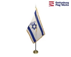 Israel Indoor Flag Set