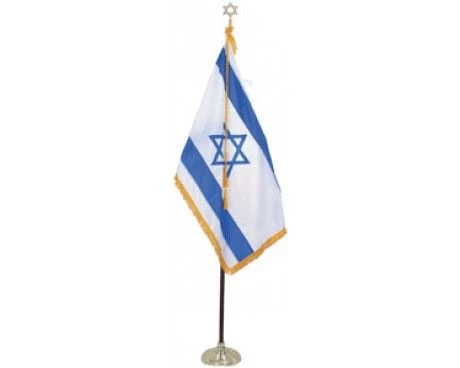 Israel Indoor Flag Set 3 Israel Indoor Flag Set - Image 3
