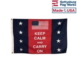 Keep Calm & Carry On Flag & Banner