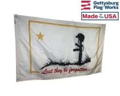 Lest They Be Forgotten Flag -Flags and Banners Store lest forgotten side