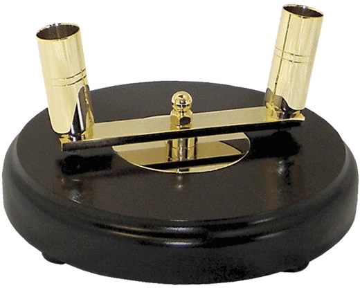 Signature Mahogany Floor Stand Two Hole 3 Signature Mahogany Floor Stand Two Hole - Image 3