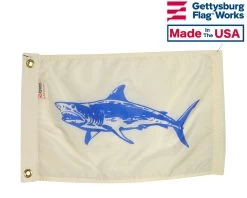 Mako Shark Flag - 12x18"