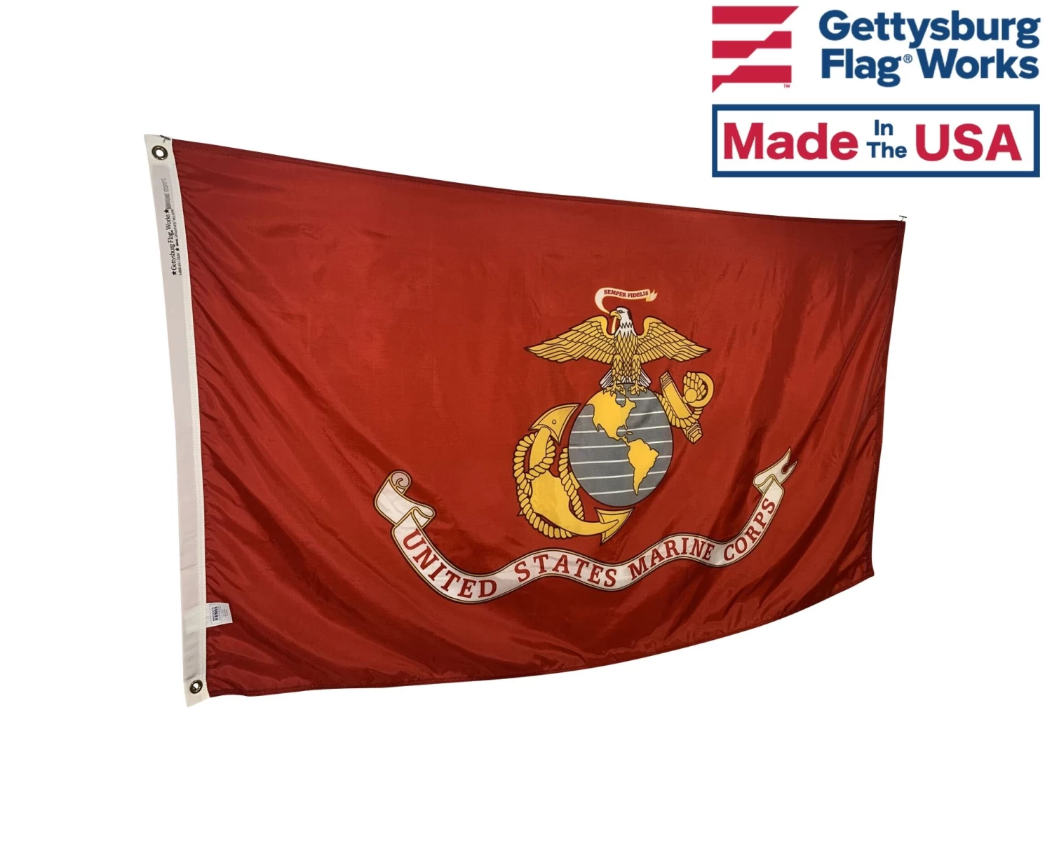 US Marine Corps Flag - Official Seal 3 US Marine Corps Flag - Official Seal - Image 3