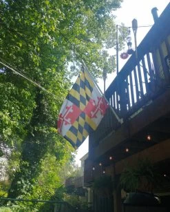 Maryland Flag - Outdoor -Flags and Banners Store maryland flag on porch