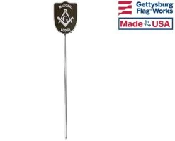 Masonic Grave Marker-Aluminum -Flags and Banners Store masonic alum grave marker b