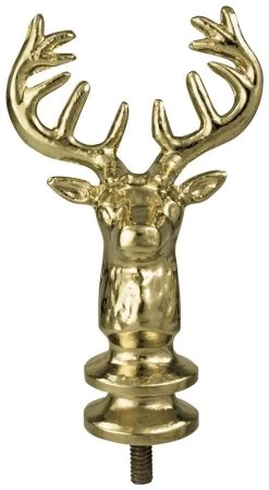Elks Head Gold Finial -Flags and Banners Store metelk