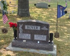 Michigan State Police Grave Marker 13 Michigan State Police Grave Marker -Flags and Banners Store michigan state police and usmc grave marker 1