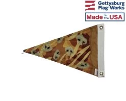 Pizza Pennant Boat Flag- Choose Toppings 16 Pizza Pennant Boat Flag- Choose Toppings -Flags and Banners Store mushroom back 1