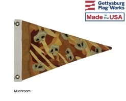 Pizza Pennant Boat Flag- Choose Toppings 13 Pizza Pennant Boat Flag- Choose Toppings -Flags and Banners Store mushroom front 2