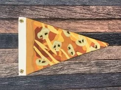 Pizza Pennant Boat Flag- Choose Toppings 19 Pizza Pennant Boat Flag- Choose Toppings -Flags and Banners Store mushroom pizza flag