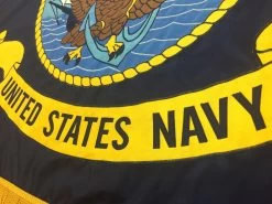 U.S. Navy Applique Flag, 3x5 -Flags and Banners Store navy letters