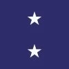 Navy Rear Admiral (2 Star) - Naval Officer Indoor Flag - Choose Options