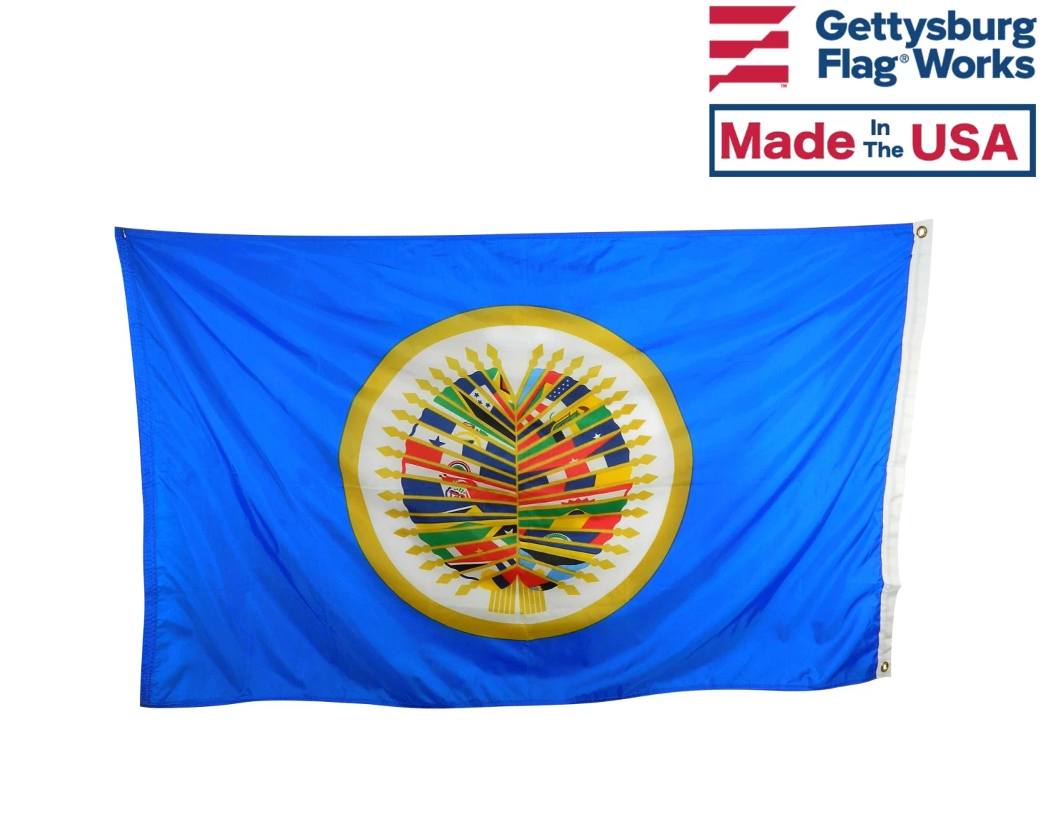 Organization Of American States Flag, O.A.S. 2 Organization Of American States Flag, O.A.S. - Image 2