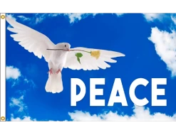 Peace Dove Flag - 3x5' -Flags and Banners Store peace dove flag