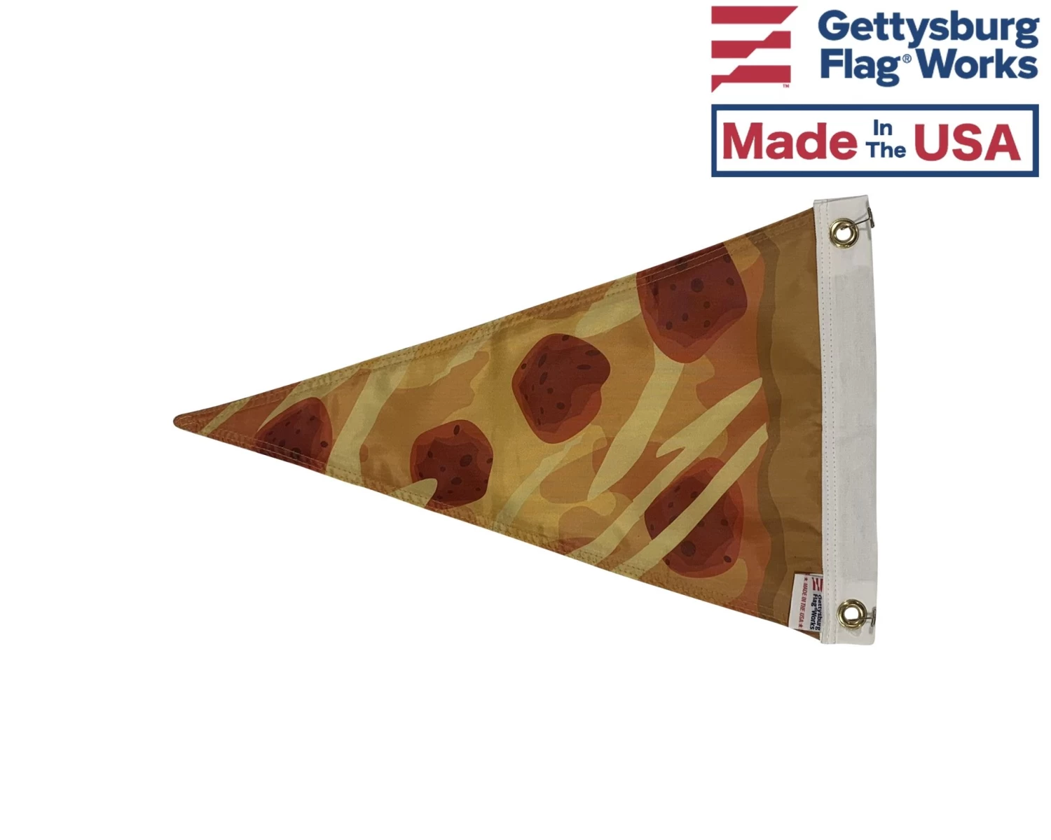 Pizza Pennant Boat Flag- Choose Toppings 5 Pizza Pennant Boat Flag- Choose Toppings - Image 5
