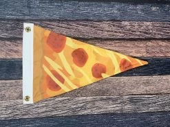 Pizza Pennant Boat Flag- Choose Toppings 20 Pizza Pennant Boat Flag- Choose Toppings -Flags and Banners Store pepperoni pizza flag