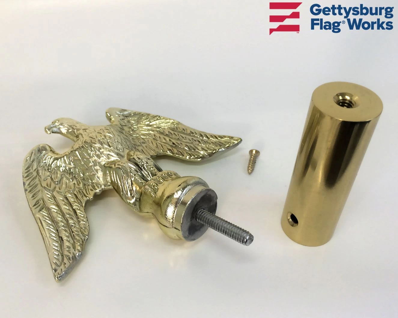 Perched Eagle Gold Finial - Choose Options 5 Perched Eagle Gold Finial - Choose Options - Image 5