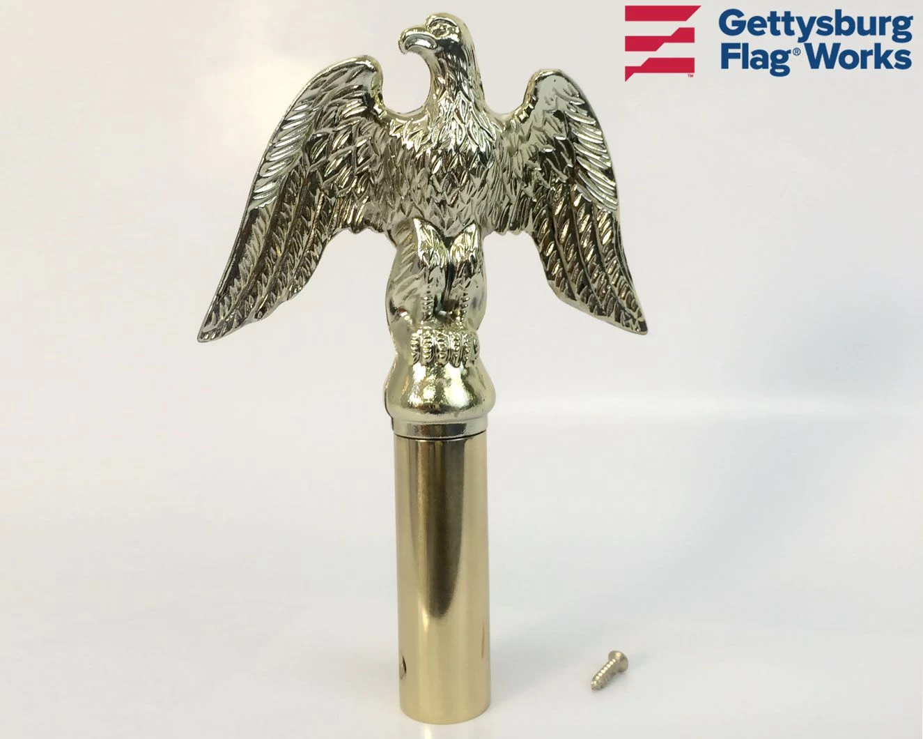 Perched Eagle Gold Finial - Choose Options 4 Perched Eagle Gold Finial - Choose Options - Image 4