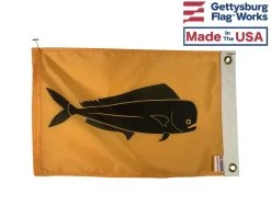 Dolphin Fish Boat Flag - Mahi-Mahi - 12x18" -Flags and Banners Store photo feb 05 1 23 34 pm
