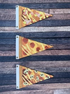 Pizza Pennant Boat Flag- Choose Toppings 18 Pizza Pennant Boat Flag- Choose Toppings -Flags and Banners Store pizza flags all 3