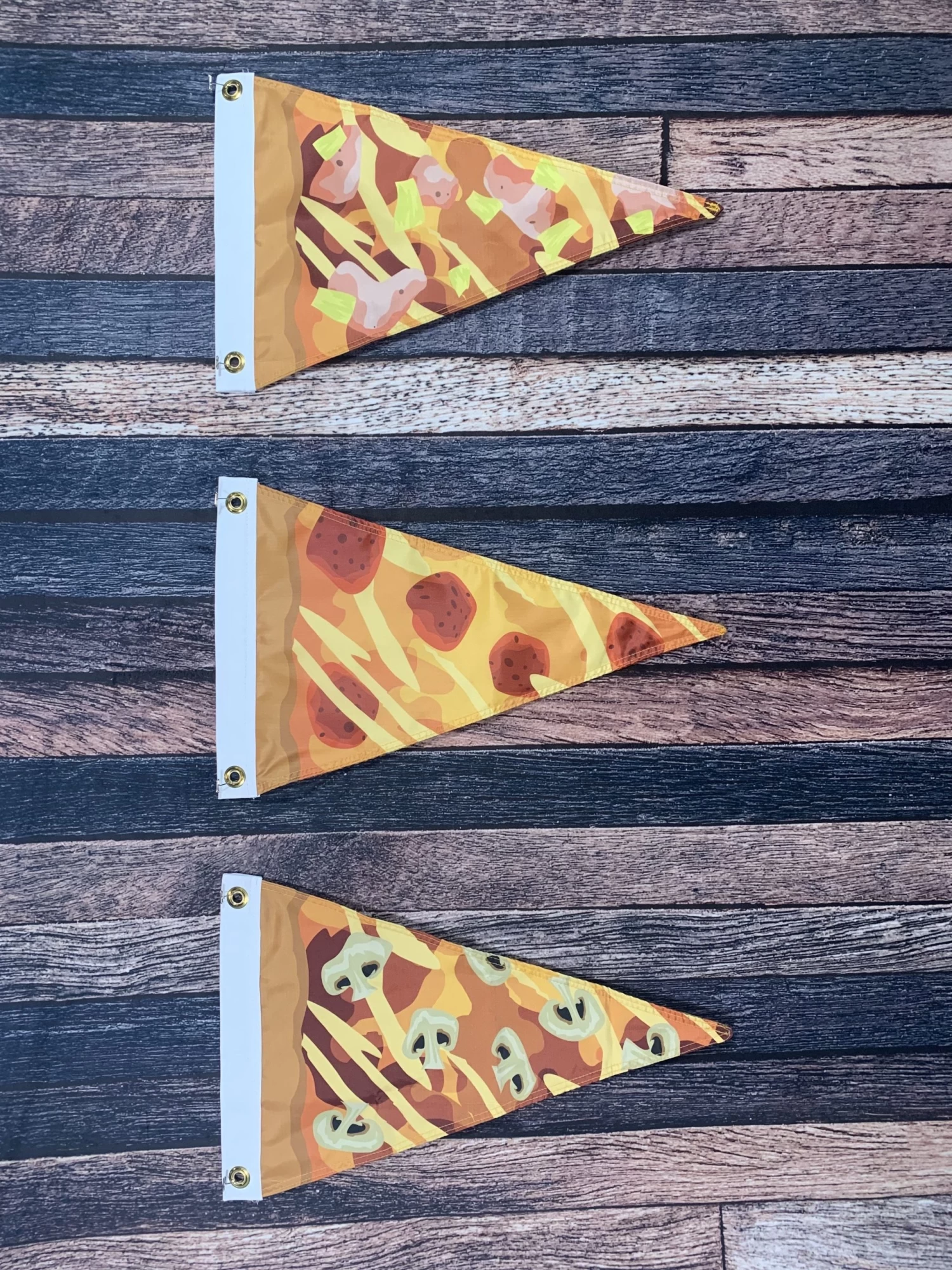 Pizza Pennant Boat Flag- Choose Toppings 8 Pizza Pennant Boat Flag- Choose Toppings - Image 8