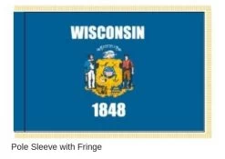 Wisconsin Flag - Indoor