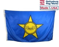 Police Department Flag - 3x5'