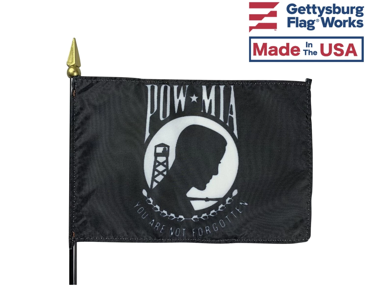 POW/MIA Stick Flag 3 POW/MIA Stick Flag - Image 3