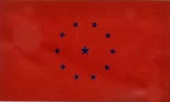 Red Battle Ensign Flag 1861 - 3x5'