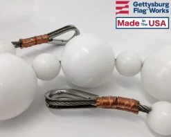 Beaded Retainer Rings-Choose Options 18 Beaded Retainer Rings-Choose Options -Flags and Banners Store retainer ring lg b