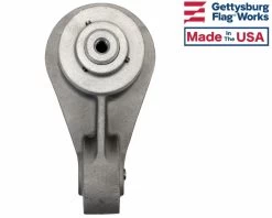 Oversized Heavy Duty Single Pulley Truck (HDT-1 Series) -Flags and Banners Store revolving truck 5.5 cast d