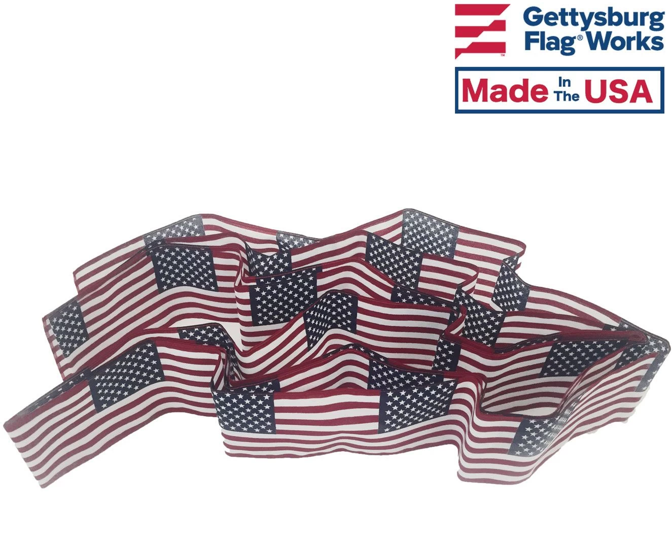 American Flag Roll Bunting 2 American Flag Roll Bunting - Image 2