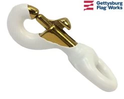Rubber-Coated Brass Swivel Snap