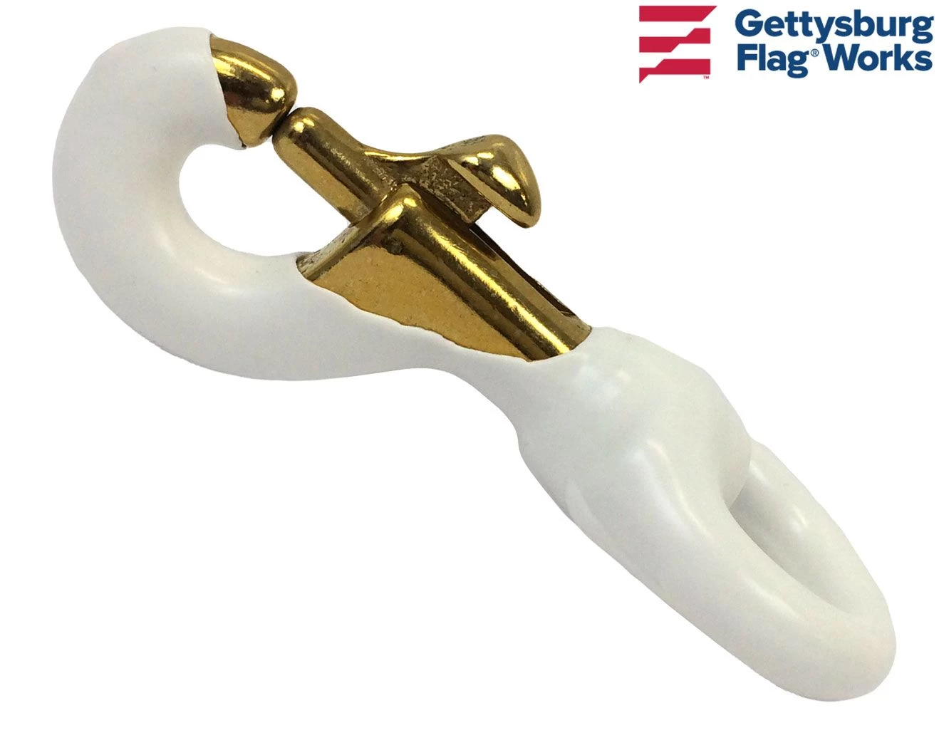 Rubber-Coated Brass Swivel Snap 1 Rubber-Coated Brass Swivel Snap