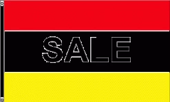Sale Flag - Red/White/Yellow