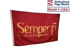 Marine Corps Semper Fi Flag -Flags and Banners Store semper fi side