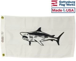 Shark Flag - 12x18"