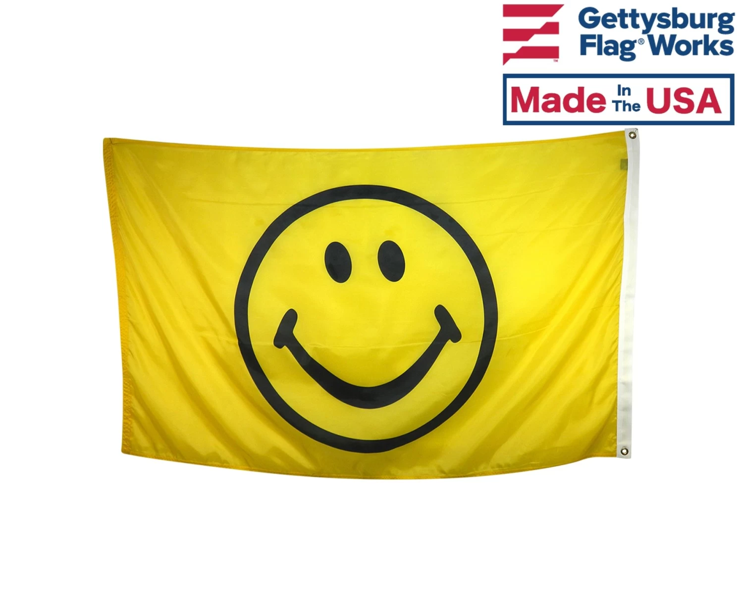 Classic Smiley Face Flag-Choose Options 2 Classic Smiley Face Flag-Choose Options - Image 2