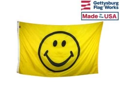 Classic Smiley Face Flag-Choose Options