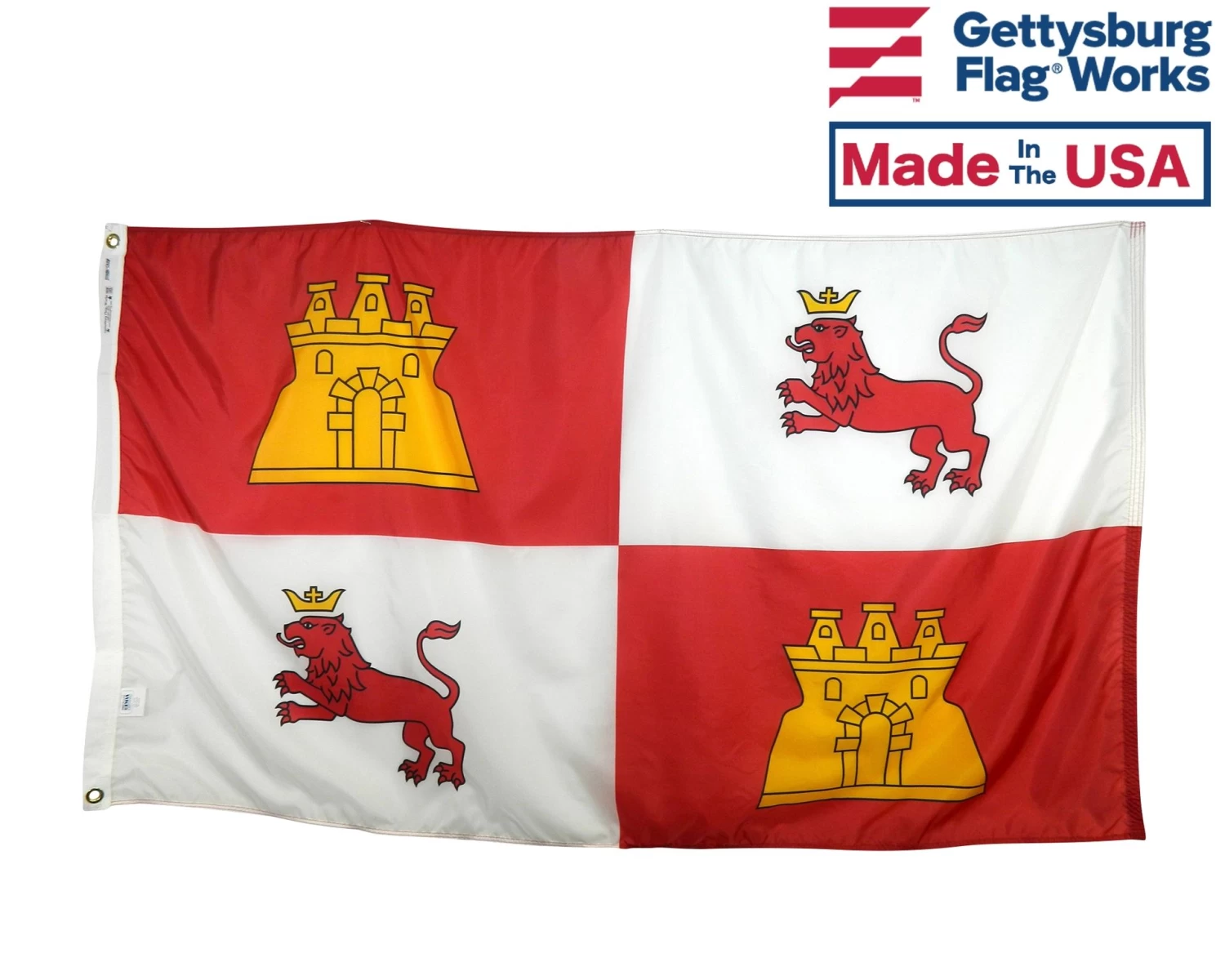 Spain Historical Royal Standard Flag ("Old Spain") 1 Spain Historical Royal Standard Flag ("Old Spain")