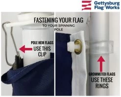 Aluminum Spinning Pole -Flags and Banners Store spinning pole instruction a 1