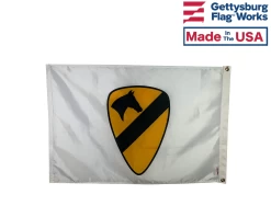 1st Cavalry Division Flag -Flags and Banners Store t 1stcavdiv back
