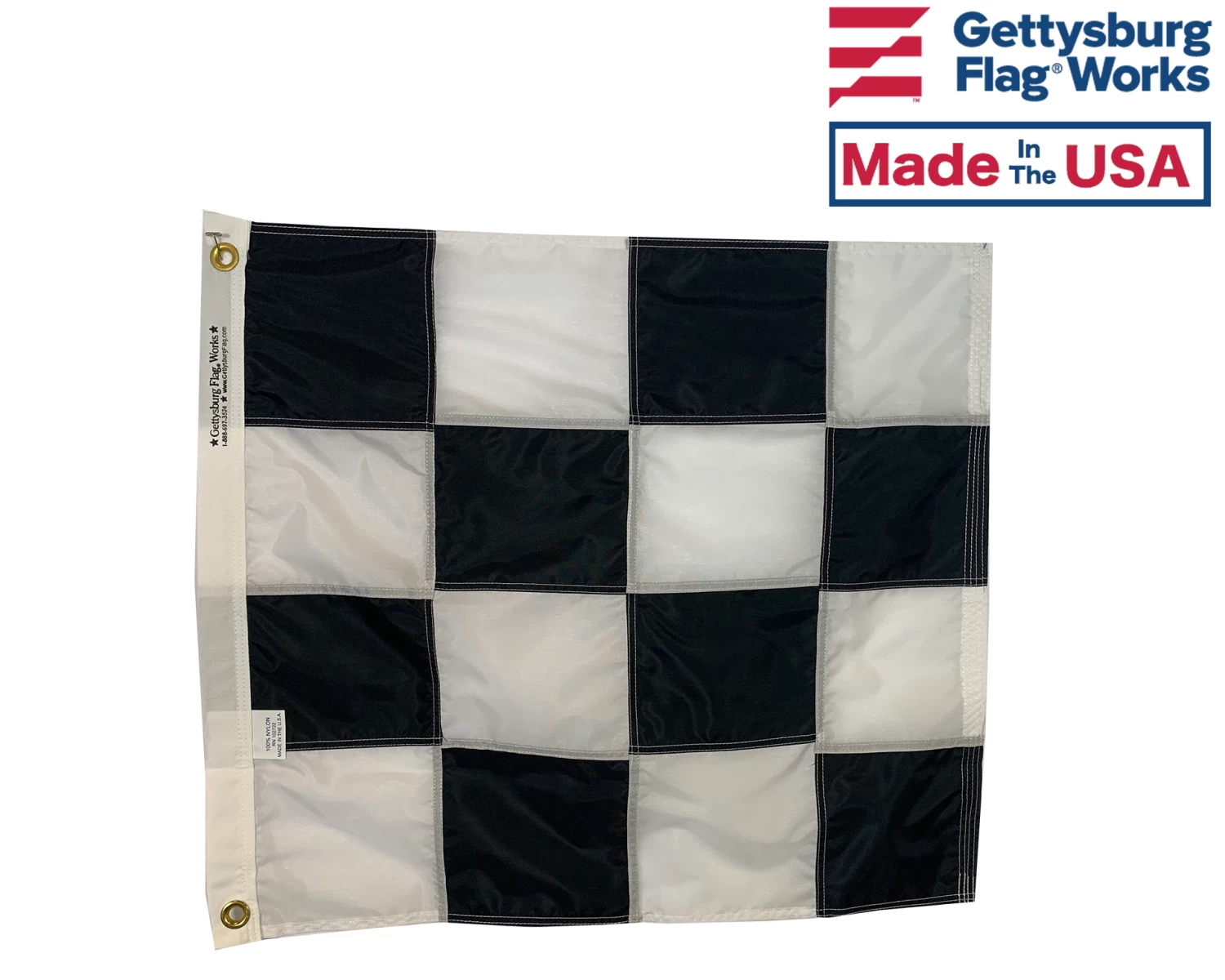 Black And White Checkered Racing Flag - Choose Options 1 Black And White Checkered Racing Flag - Choose Options