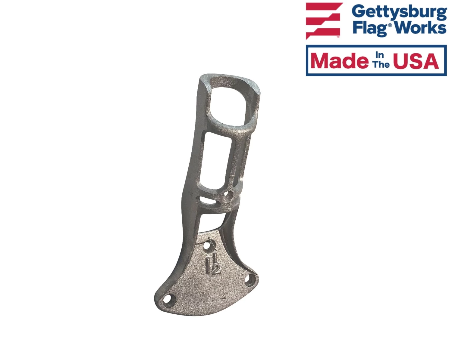 Aluminum Flagpole Bracket-Oversized 1 Aluminum Flagpole Bracket-Oversized