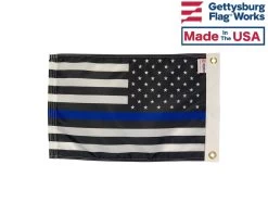 THIN BLUE LINE-USA DESIGN FLAG-CHOOSE OPTIONS 25 THIN BLUE LINE-USA DESIGN FLAG-CHOOSE OPTIONS -Flags and Banners Store tbl boat 2