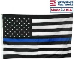 THIN BLUE LINE-USA DESIGN FLAG-CHOOSE OPTIONS 19 THIN BLUE LINE-USA DESIGN FLAG-CHOOSE OPTIONS -Flags and Banners Store thin blue usa fs658f02161 a 2