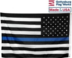 THIN BLUE LINE-USA DESIGN FLAG-CHOOSE OPTIONS 21 THIN BLUE LINE-USA DESIGN FLAG-CHOOSE OPTIONS -Flags and Banners Store thin blue usa fs658f02161 b 1