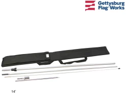 Wave Flagpole - CHOOSE OPTIONS