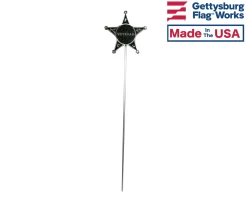 Veteran Star Grave Marker - Choose Options -Flags and Banners Store unspecified copy 52 1 2